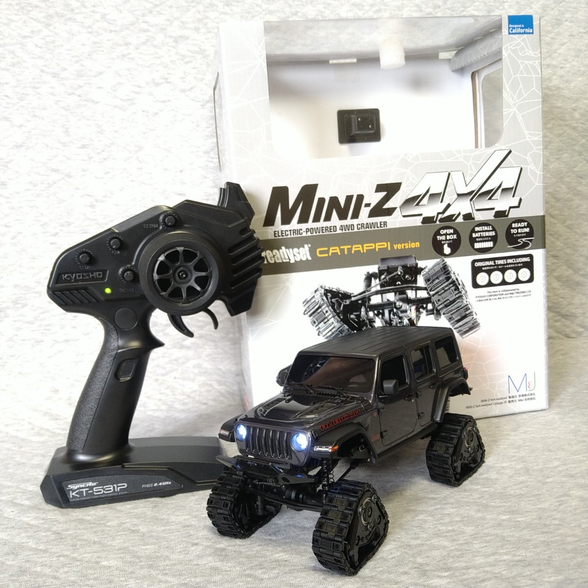 京商 ミニッツ 4×4 キャタッピ付レディセット LEDライト装着 京商 ミニッツ 4×4 キャタッピ付レディセット LEDライト装着