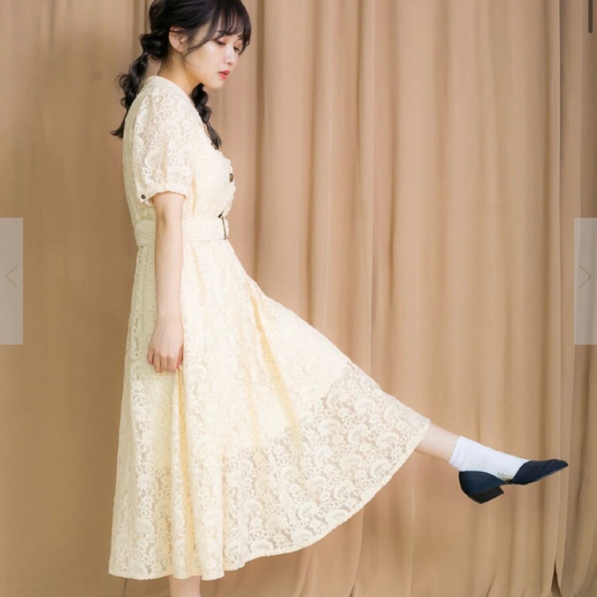 新品 Lebecca Boutique 溢れた想いとワンピース アイボリー 新品 Lebecca Boutique 溢れた想いとワンピース アイボリー
