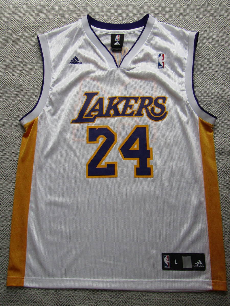 □美品 NBA LAKERS コービー・ブライアント BRYANT #24 ロサンゼルス 