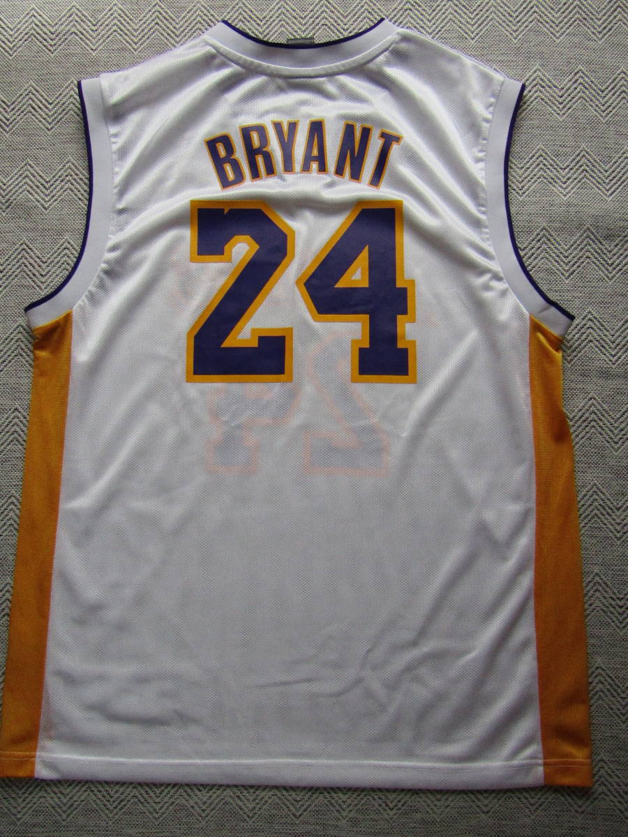 ■美品 NBA LAKERS コービー・ブライアント BRYANT #24 ロサンゼルス・レイカーズ adidas アディダス製 ユニフォーム　バスケ  ゲームシャツ