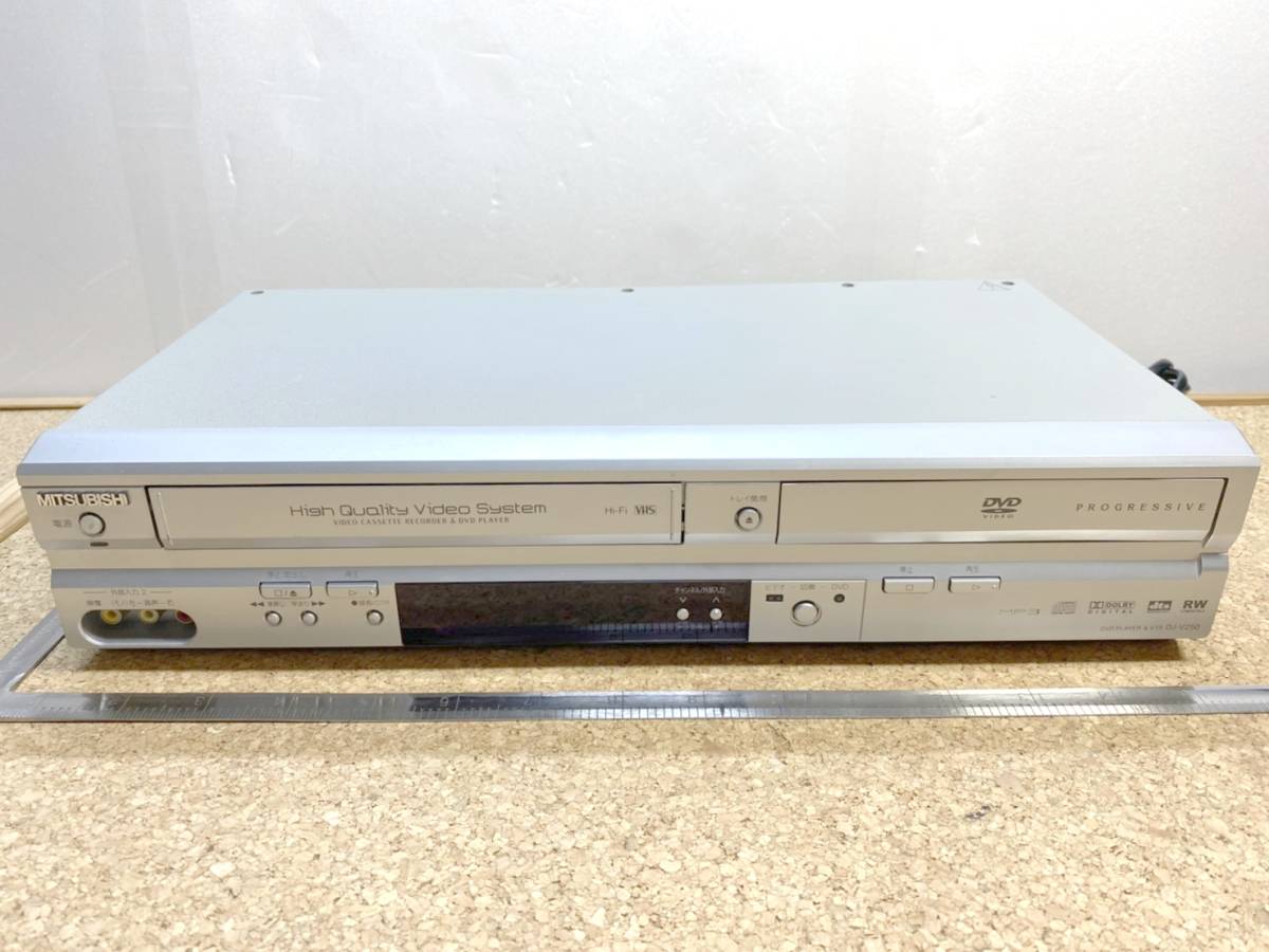  valuable MITSUBISHI Mitsubishi DVD player one body video DJ-V250 DJ-VP250 video deck VHS DVD