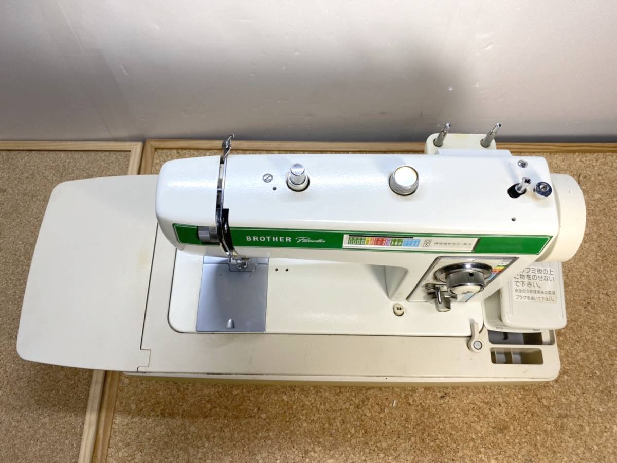 貴重 レトロ BROTHER ブラザー ミシン ペースセッター 裁縫 通電OK