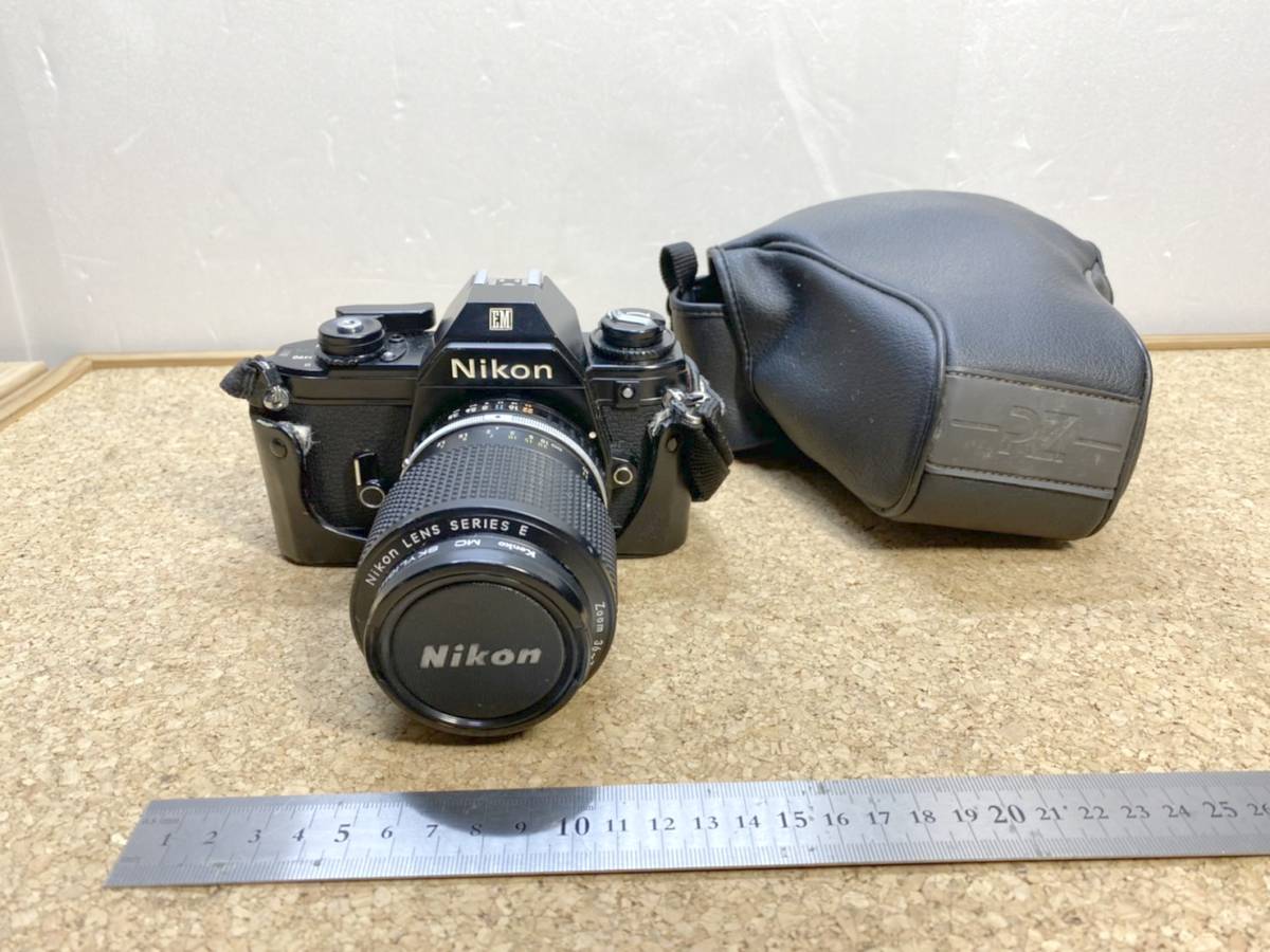 貴重　Nikon　ニコン　EM　フィルムカメラ　　カメラ　ケース付き　現状品_画像1