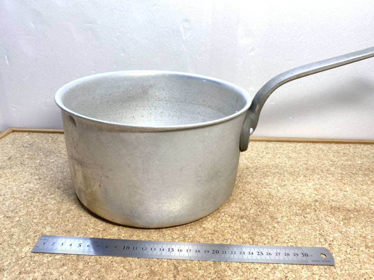 貴重 業務用片手鍋 什器 片手鍋 業務用 調理器具 直径約26cm× 貴重 業務用片手鍋 什器 片手鍋 業務用 調理器具 直径約26cm×