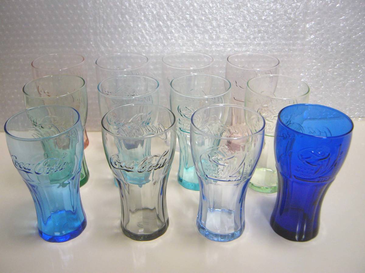 【未使用】マクドナルド×コカ・コーラ★Coke Glassキャンペーン（2008年～2010年） コンツアーグラス（コークグラス）12個_画像5