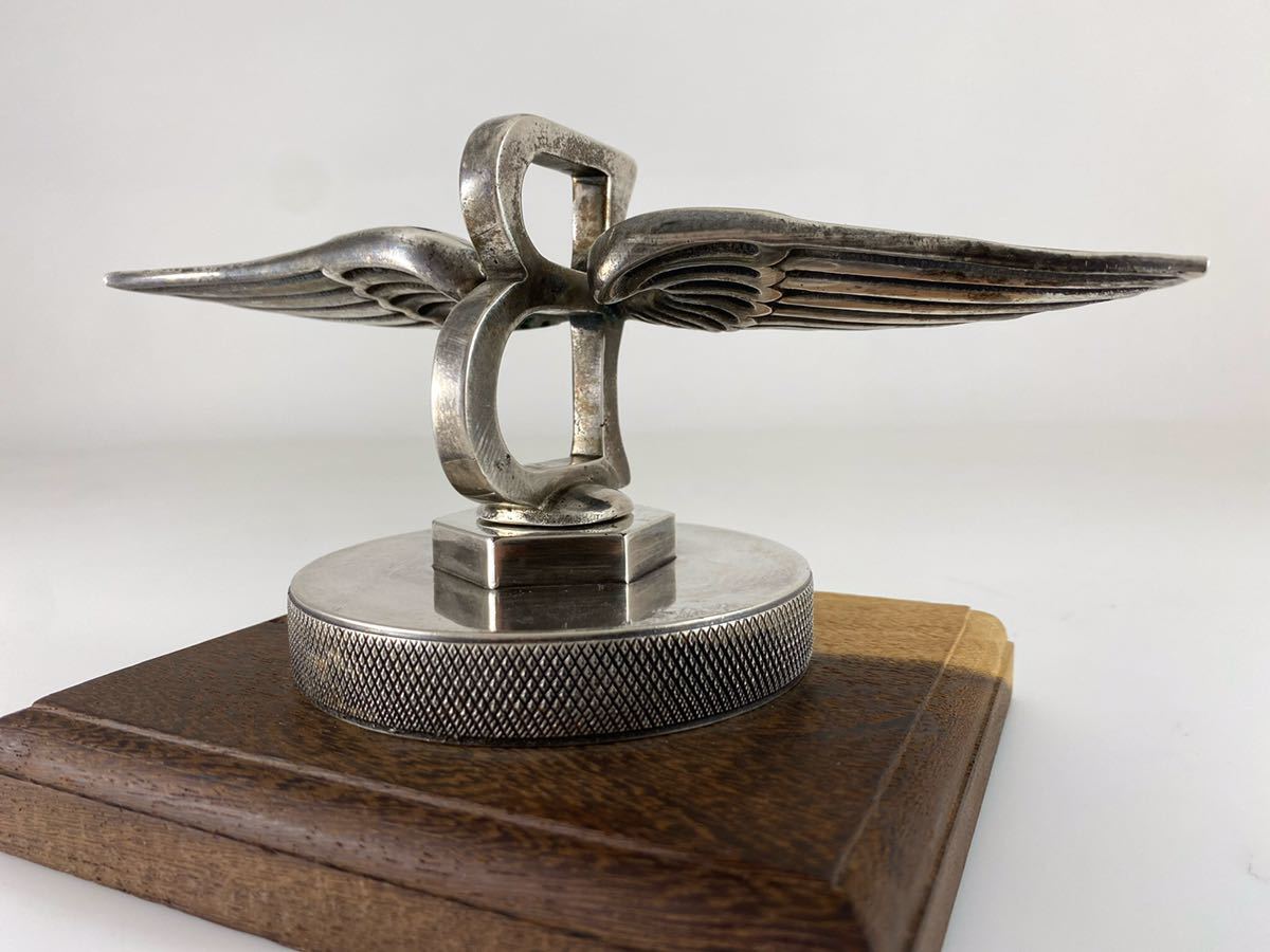 BENTLEY Horizontal winged letter B ベントレー水平翼レターB Joseph Fray Ltd Birmingham 1923-31 Gordn Crosby the speed 6マスコット_画像1