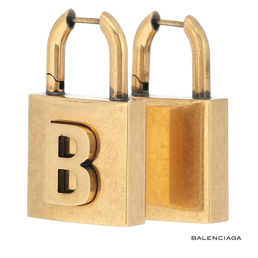 2022人気の 新品バレンシアガBALENCIAGAロック ピアス Lock earringsゴールド★ 服飾小物 2022人気の 新品バレンシアガBALENCIAGAロック ピアス Lock earringsゴールド★ 服飾小物