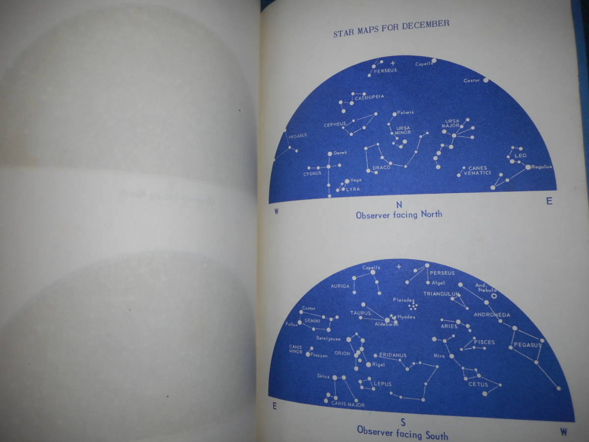 アンティーク、天文暦学書、宇宙、星座早見盤、天体観測、1956年『ドミニオン天文台星図』カナダ Star map, Planisphere, Celestial atlas_画像10