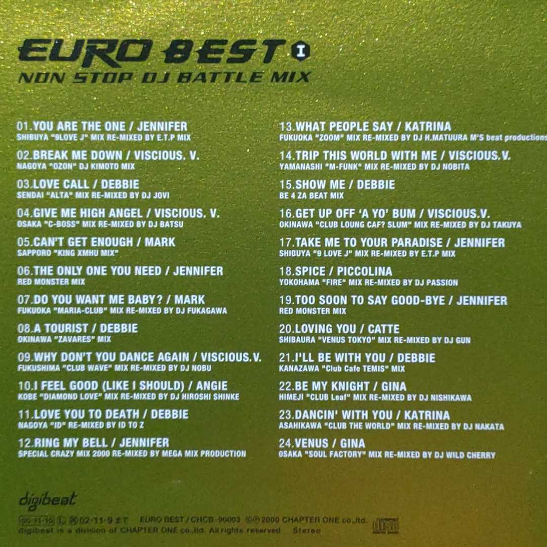 digibeat EURO BEST I NON STOP DJ BATTLE MIX ユーロ・ベスト ノンストップ・DJ・バトル・ミックス 廃盤 WARM WORLD(高瀬一矢 I've sound)