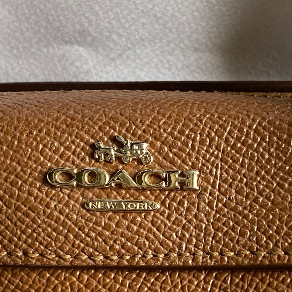 コーチ   COACH  ハンドバッグ  ブラウン　ミニサイズ