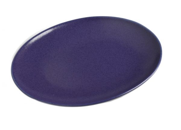 【リンドスタイメスト】BLUEBERRY ブルーベリー 青色 楕円長皿 オーバル皿 ディナープレート ディナー皿 30ｃｍ_画像2