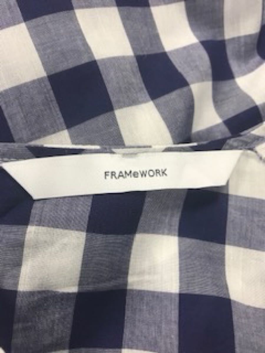 Framework ギンガムチェックブラウス □クリアランス卸売り□ www