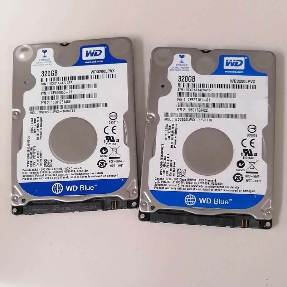 ＷＤ HDD 320GB 2.5インチ　2枚セット