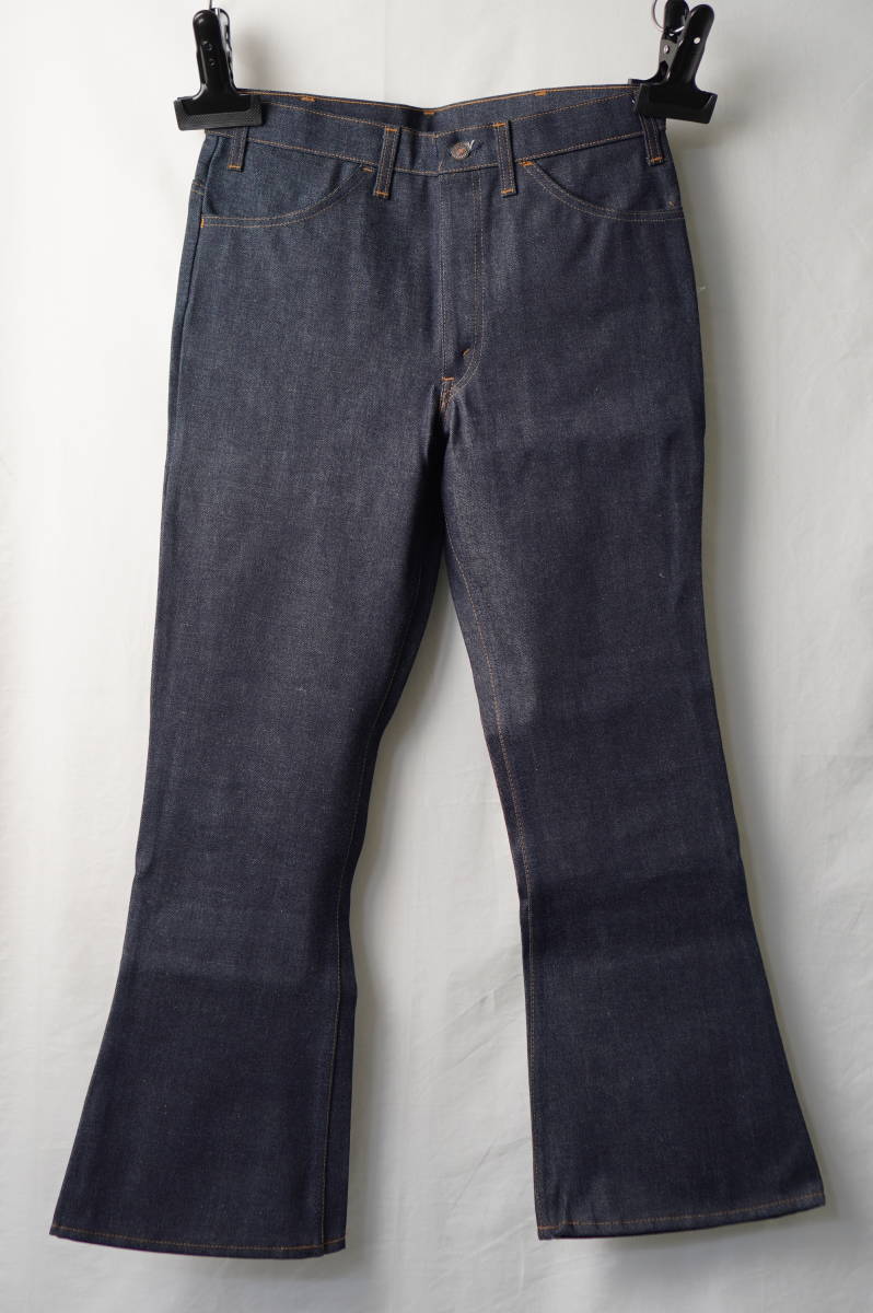 60s70s Vintage Levis Levi's 646E 646 0217 bell bottom jeans Denim 34/31 pants dead stock big E