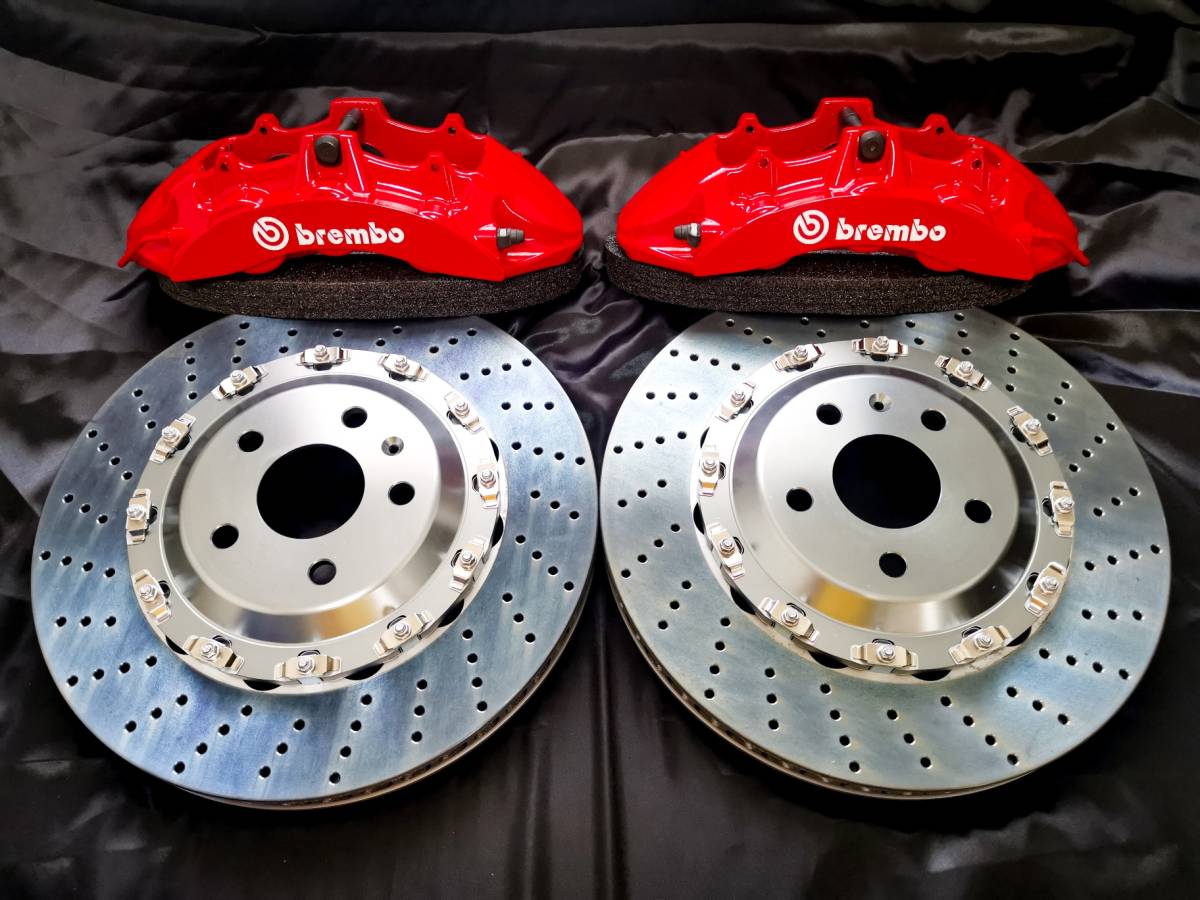 Audi A6/S6 C6 2005-2011 フロントBrembo Brake System 6pot/405mm　　　_画像6