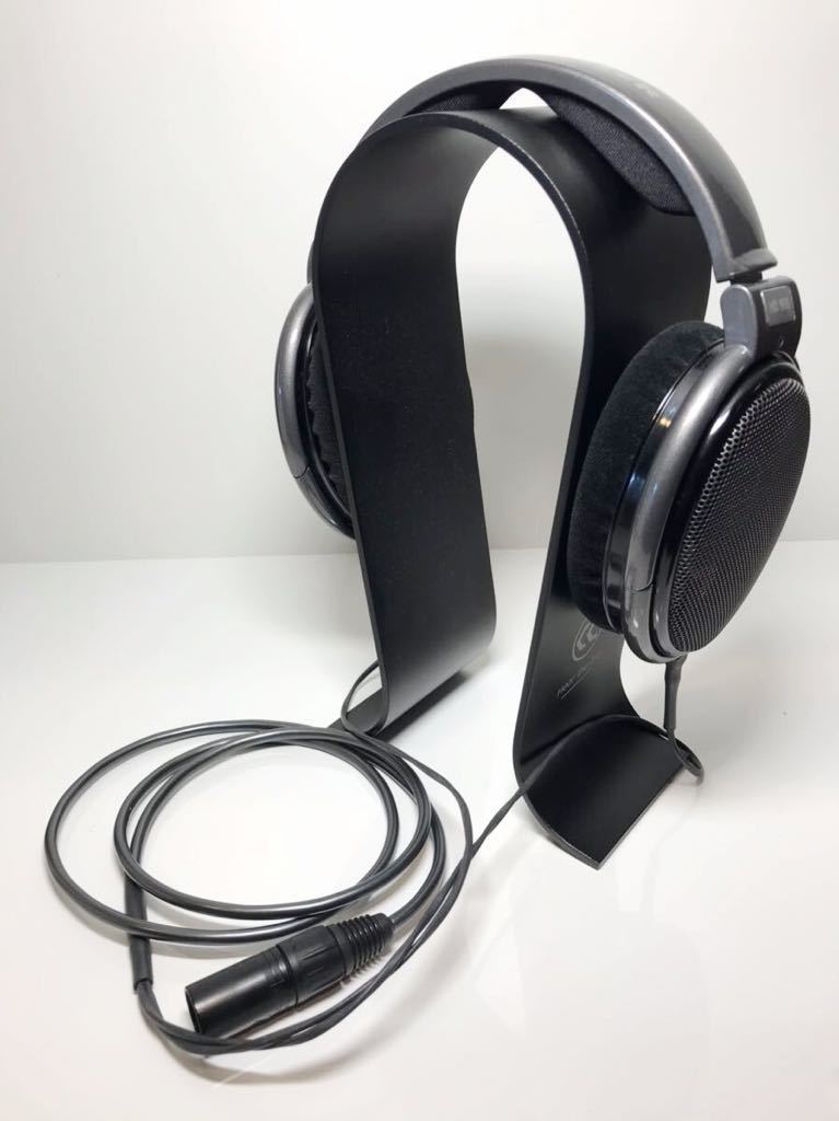 SENNHEISER ゼンハイザー HD650 ヘッドフォン Moon Audio Silver Dragon V3 XLR バランスケーブル付 最高品質 高音質 スタンド ヘッドホン - 2