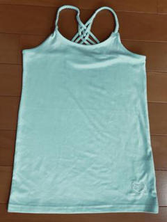  new goods PINK-latte back Cross Logo camisole light green XS(150.) regular price 1650 jpy 