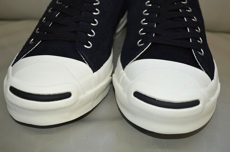 新品未使用 CONVERSE コンバース JACK PURCELL RET SUEDE ジャックパーセル スエード レザー 黒 ブラック US7.5 26センチ 1CL752 13,200円_画像6