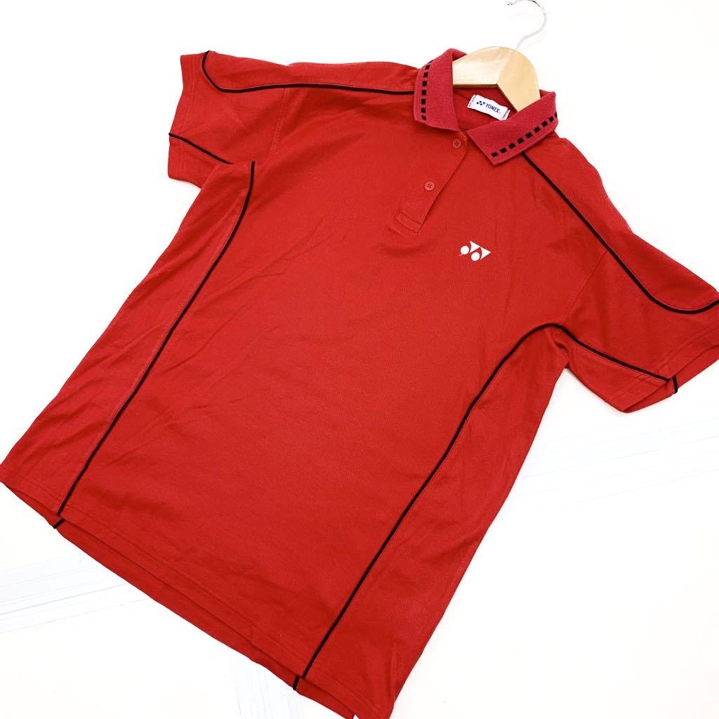 ヨネックス YONEX 徳島県 板野クラブ ゲームシャツ ヨネックスウェア バドミントンウェア レア Lサイズ 赤 レッドEF54  JChere雅虎拍卖代购
