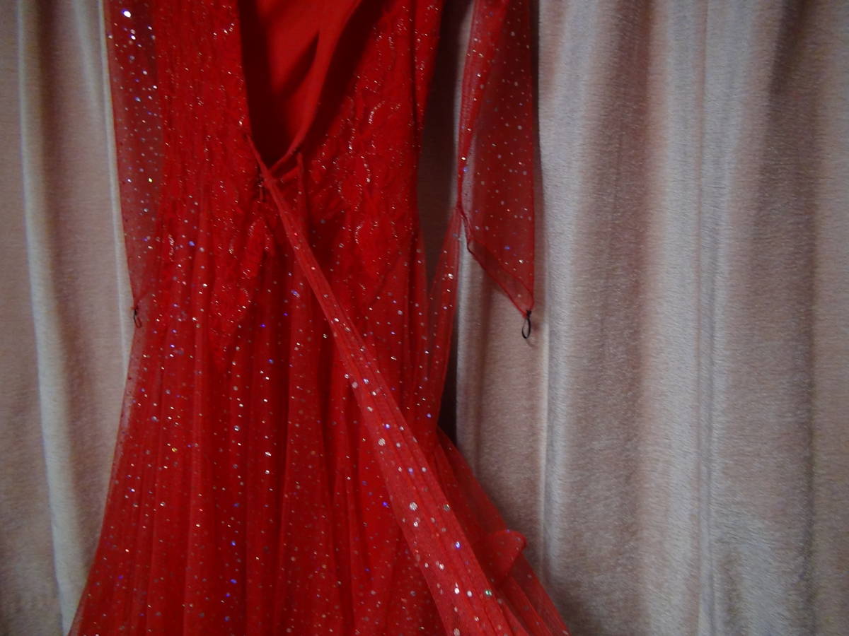 Prima boutique. red. party dress (F)!.