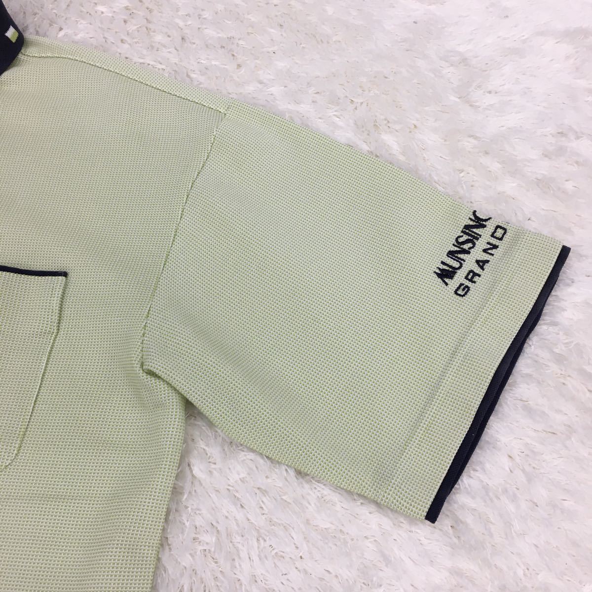 MUNSINGWEAR マンシングウェア グランドスラム デサント スポーツ ゴルフウェア 半袖ポロシャツ ワンポイント メンズ SAサイズ 日本製|PayPayフリマ デサント ポロシャツ サイズ M 薄緑