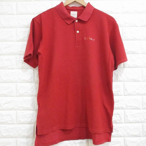 [ Karl hell m] deer. . polo-shirt * red *M about 
