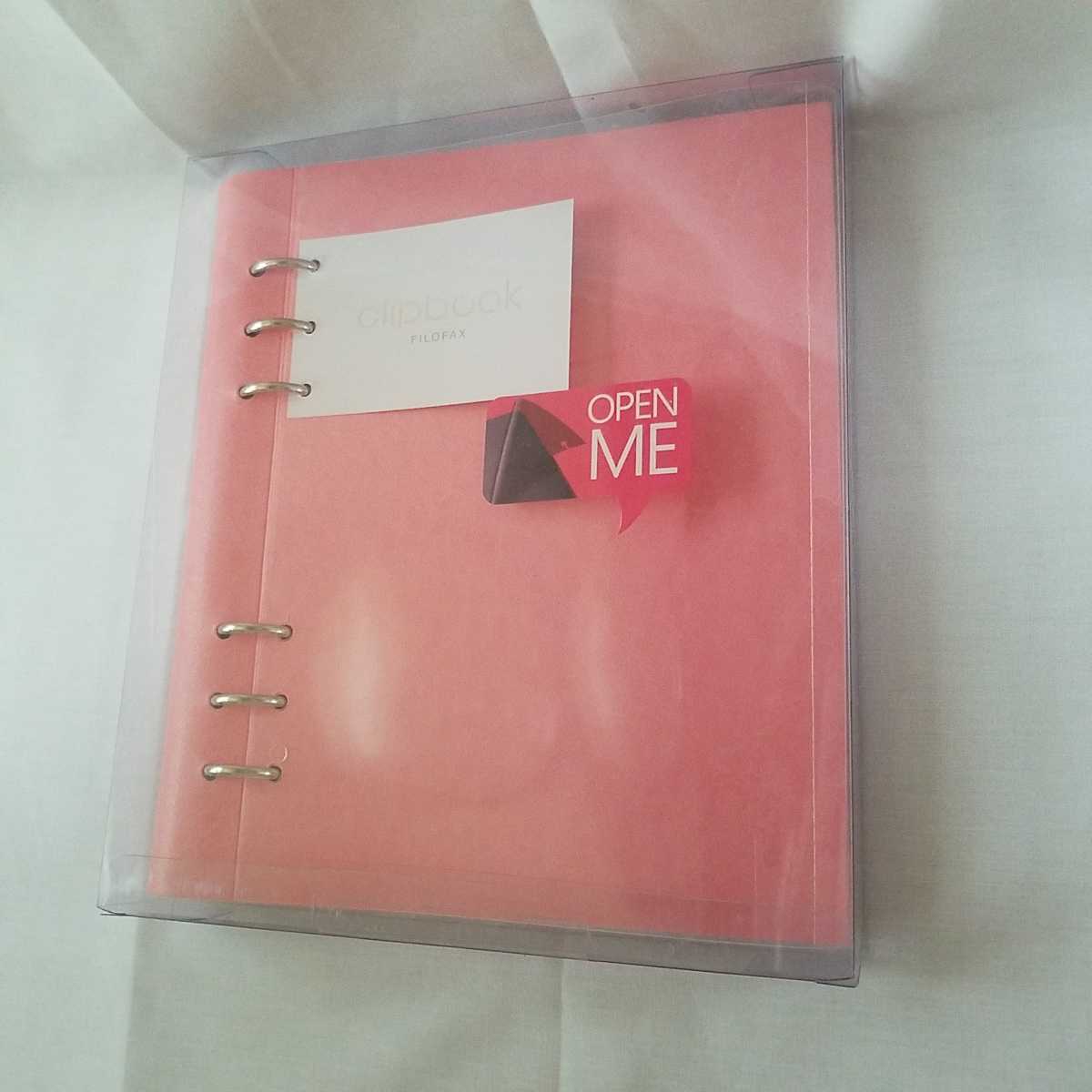 { новый товар * нераспечатанный * не использовался }FILOFAX clipbook Classic rose A5