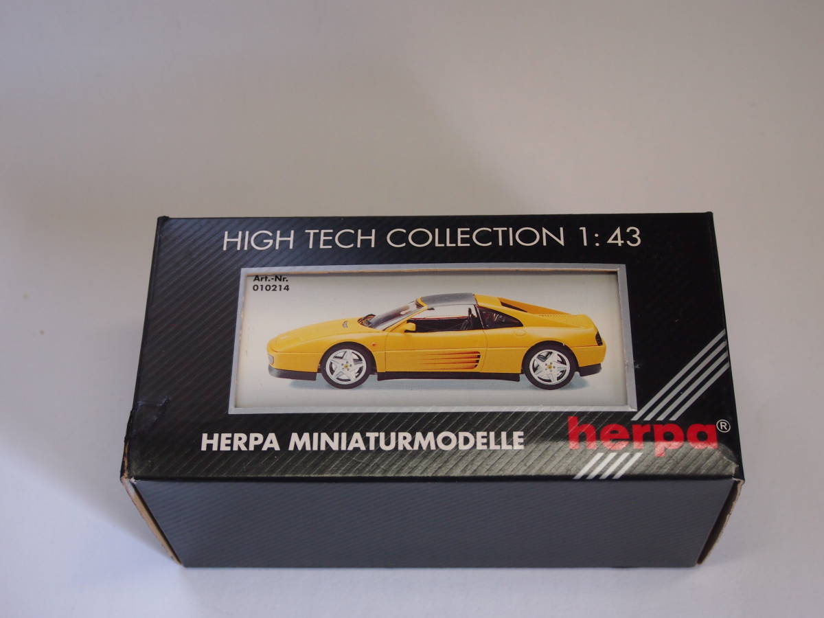 HERPA Herpa 1/43 Ferrari 348 ts ( пластик производства ) Германия производства 