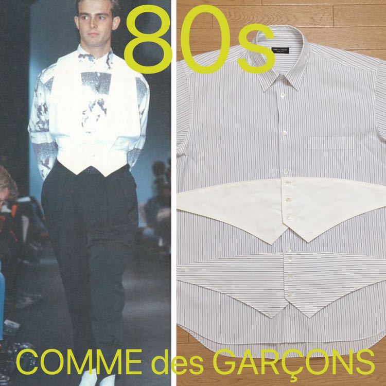 割引クーポン オムプリュス コムデギャルソン Vintage ●80s シャツ オム 田中啓一 デカオム アーカイブ SHIRT ジュンヤ ヴィンテージ garcons des comme Mサイズ