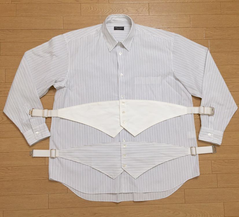 ●80s Vintage コムデギャルソン オムプリュス シャツ comme des garcons ヴィンテージ ジュンヤ SHIRT アーカイブ デカオム 田中啓一 オム_画像5
