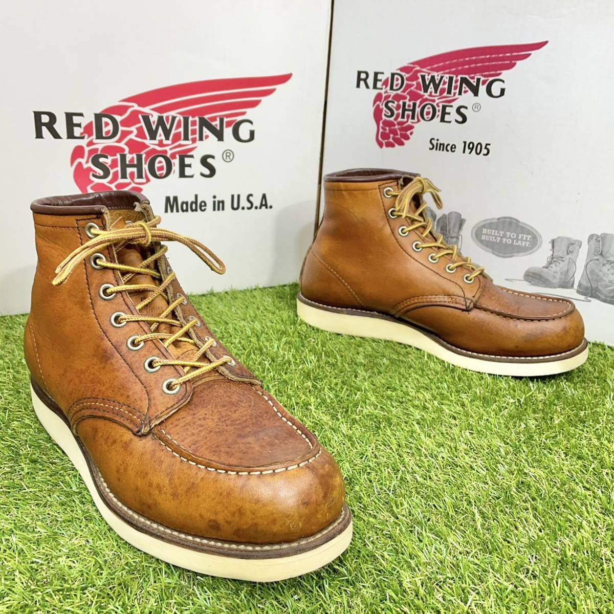 安心品質0451】限定8885廃盤レッドウイング送料無料US8EブーツRED WING