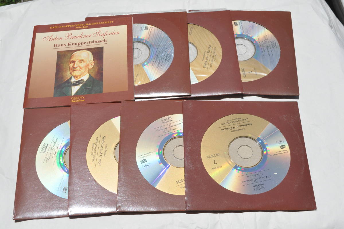 ブルックナー：交響曲第3.4.5.7.8.9番@ハンス・クナッパーツブッシュ&ミュンヘン・フィル/ウィーン・フィル/他/Golden Melodram/７CD_画像3
