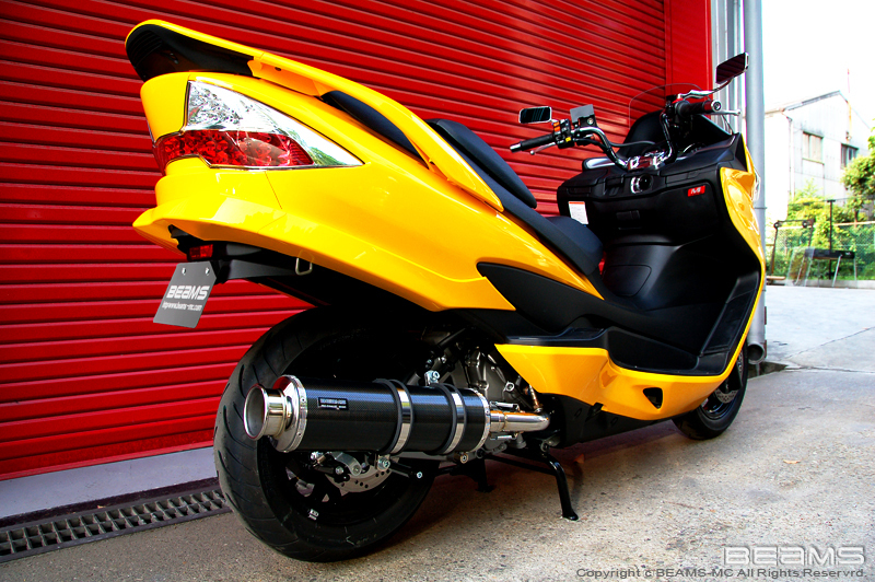 新品 ビームス スカイウェイブ (JBK-CJ45A)用 SS400カーボンⅡ B312-11-000 BEAMS マフラー SKYWAVE_画像2