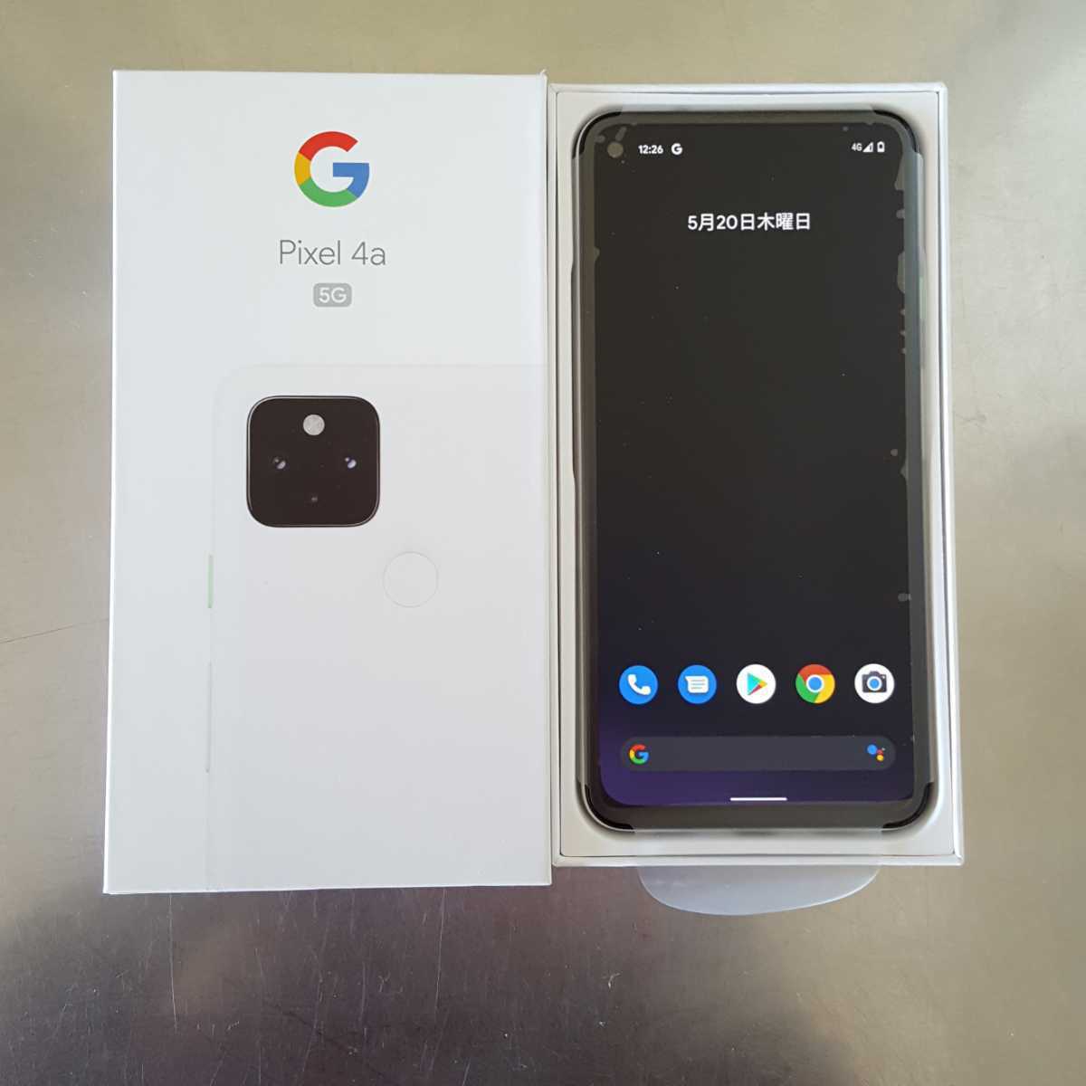 新品/SIMフリー】Google Pixel4a(5G) 128GB(white)/ グーグル