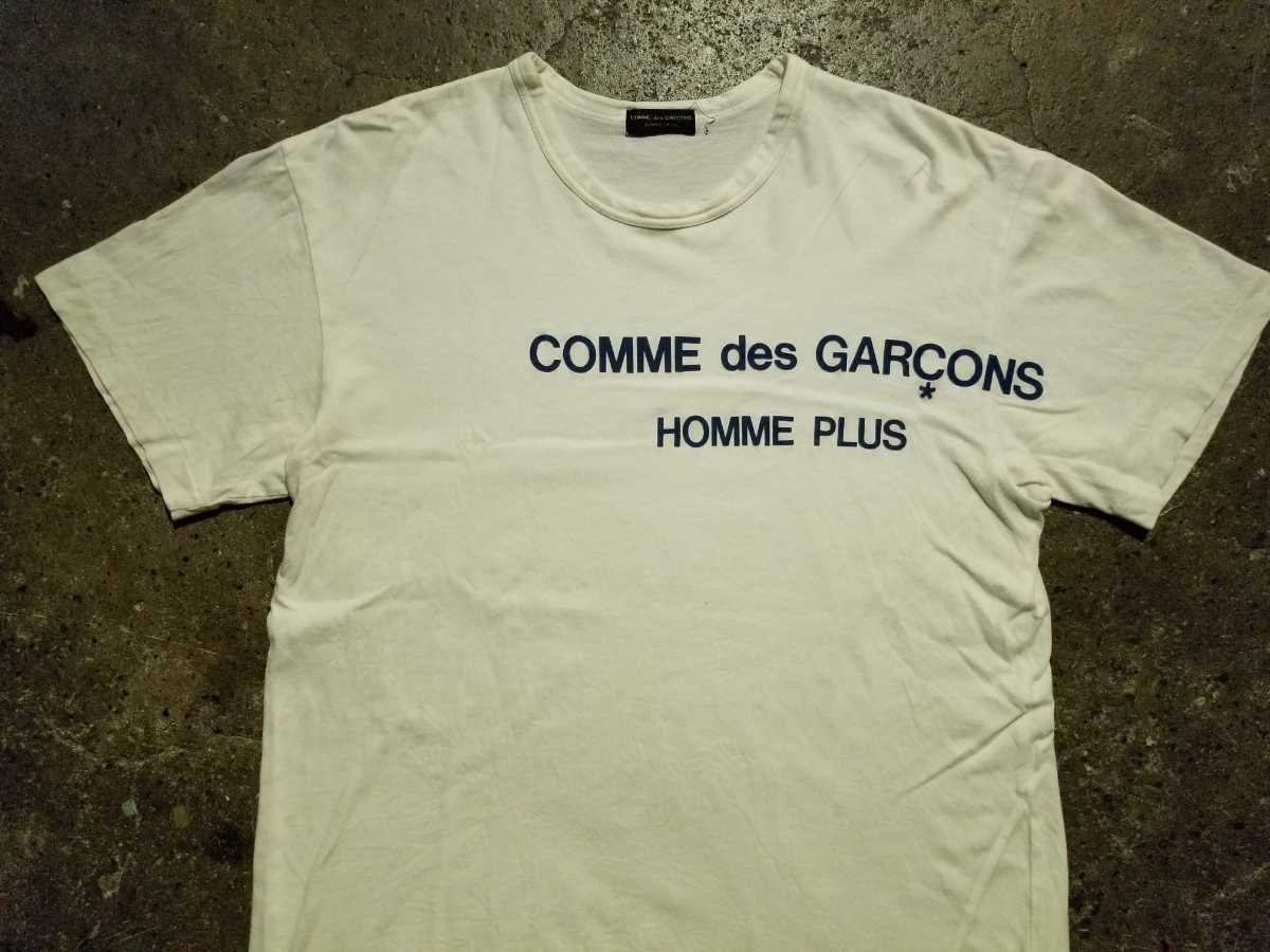 COMME des GARCONS HOMME PLUS AD1996 フロッキーロゴカットソー 96aw 97ss 90s コムデギャルソンオムプリュス_画像3