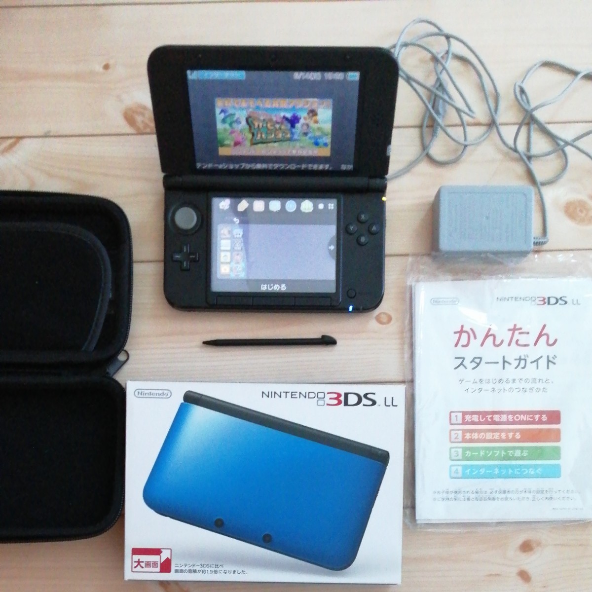Paypayフリマ 美品 ニンテンドー3ds Ll Nintendo 3ds Ll ブルー アダプター 箱 説明書 ケース付 Paypayフリマ 美品 ニンテンドー3ds Ll Nintendo 3ds Ll ブルー アダプター 箱 説明書 ケース付