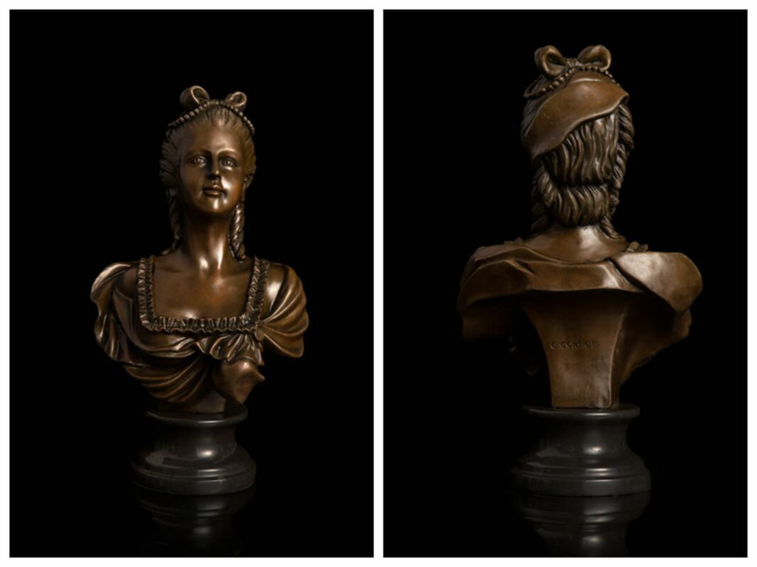 【永楽】大型ブロンズ像　女神　7.7キロmilo大名品インテリア　彫刻　銅像