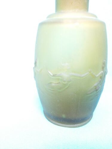ヌード女性 Lalique スタイルフロスターガラスダンサーアールデコ香水