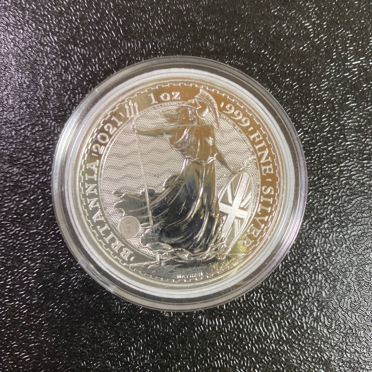 銀貨　99.9% 純銀　シルバー　ブリタニア　銀貨　コイン　１オンス　イギリス　ロイヤルミント　2021