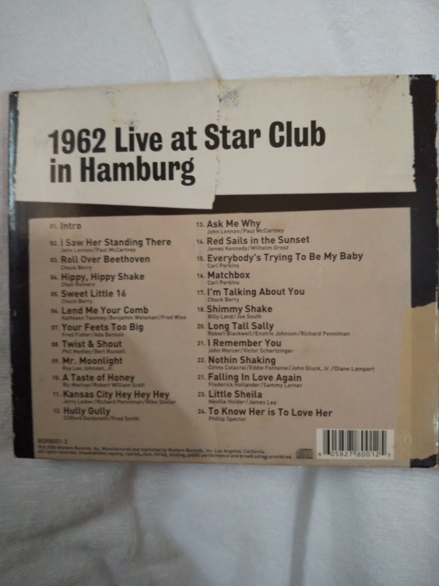 The　Beatles　LIVE AT STAR CLUB  IN　HAMBURG