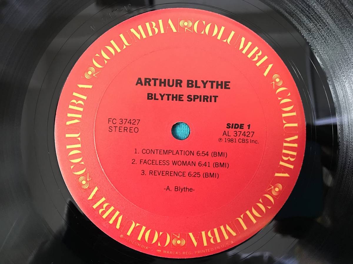 LP●Arthur Blythe / Blythe Spirit US盤FC37427_画像3