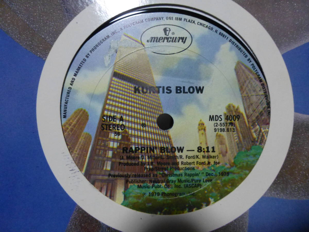 【バトブレネタ/us original】kurtis blow/rappin' blow_画像1