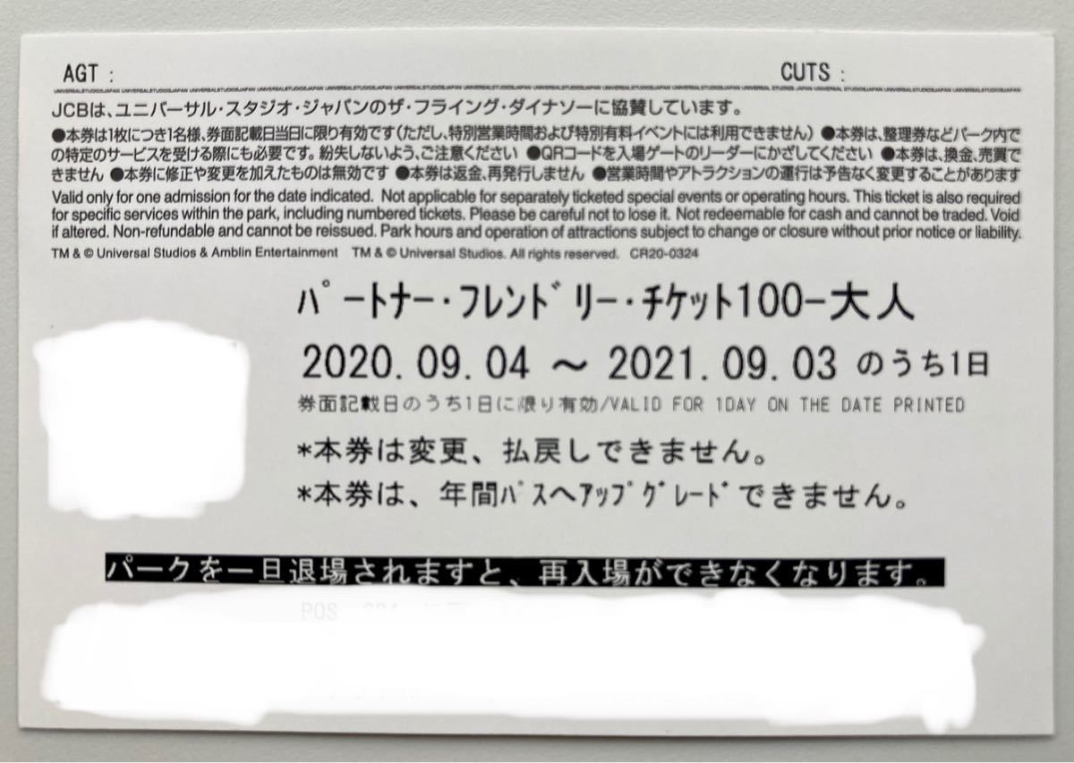 ユニバーサルスタジオジャパン ペアチケット パスポート 2枚 USJ