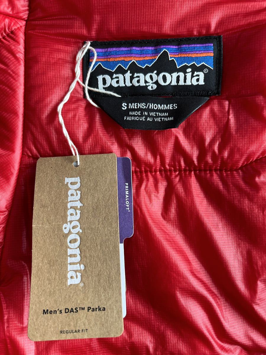 新品】Patagonia DAS PARKA Fire S パタゴニア メンズ・DAS 新品】Patagonia DAS PARKA Fire S パタゴニア メンズ・DAS