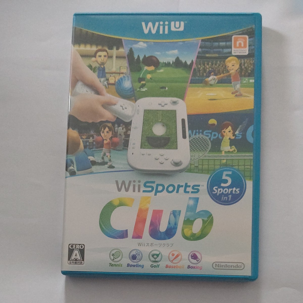 Nintendo Wii U Wii Sports Club 、マリオテニス ウルトラスマッシュ 中古品