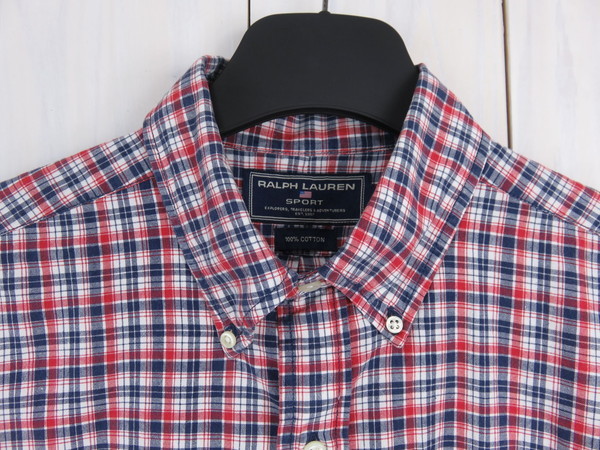  Polo Ralph Lauren в клетку рубашка с коротким рукавом с вышитым логотипом L