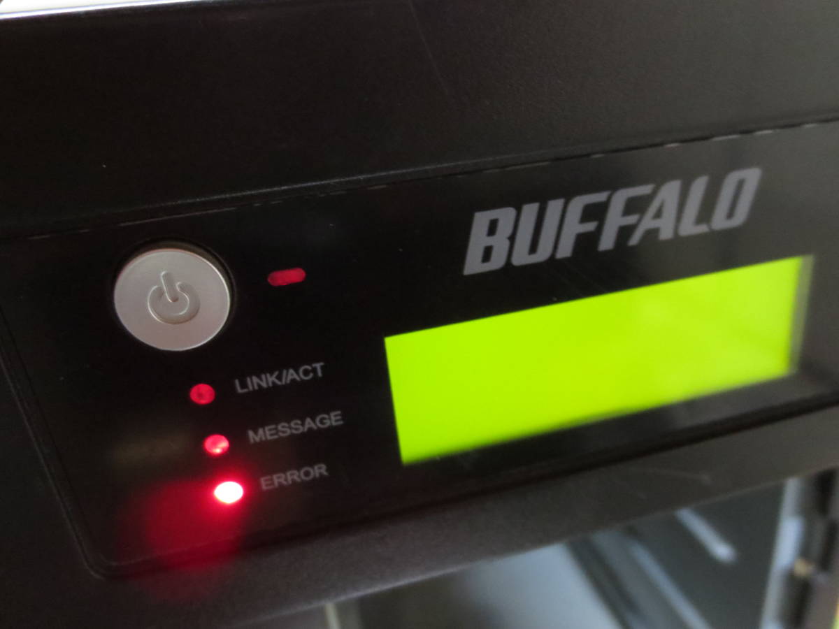 【ジャンク】Buffalo SATAHDD用 NASケース TeraStation Pro TS-H0.3TGL/R5 HDD無し 故障品_画像2