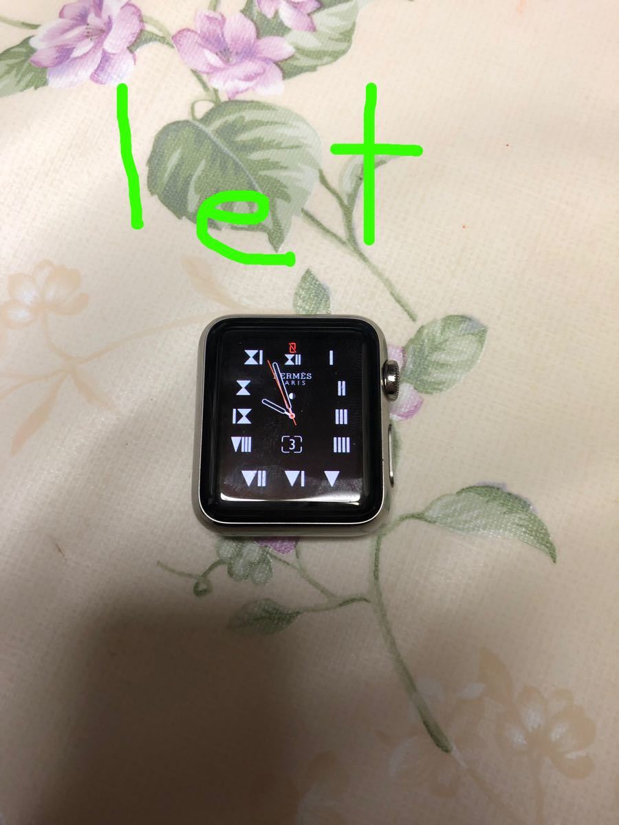 使用回数2、3回　極美品　初代　Apple Watch HERMES series1 38mm 　アップルウォッチ　エルメス