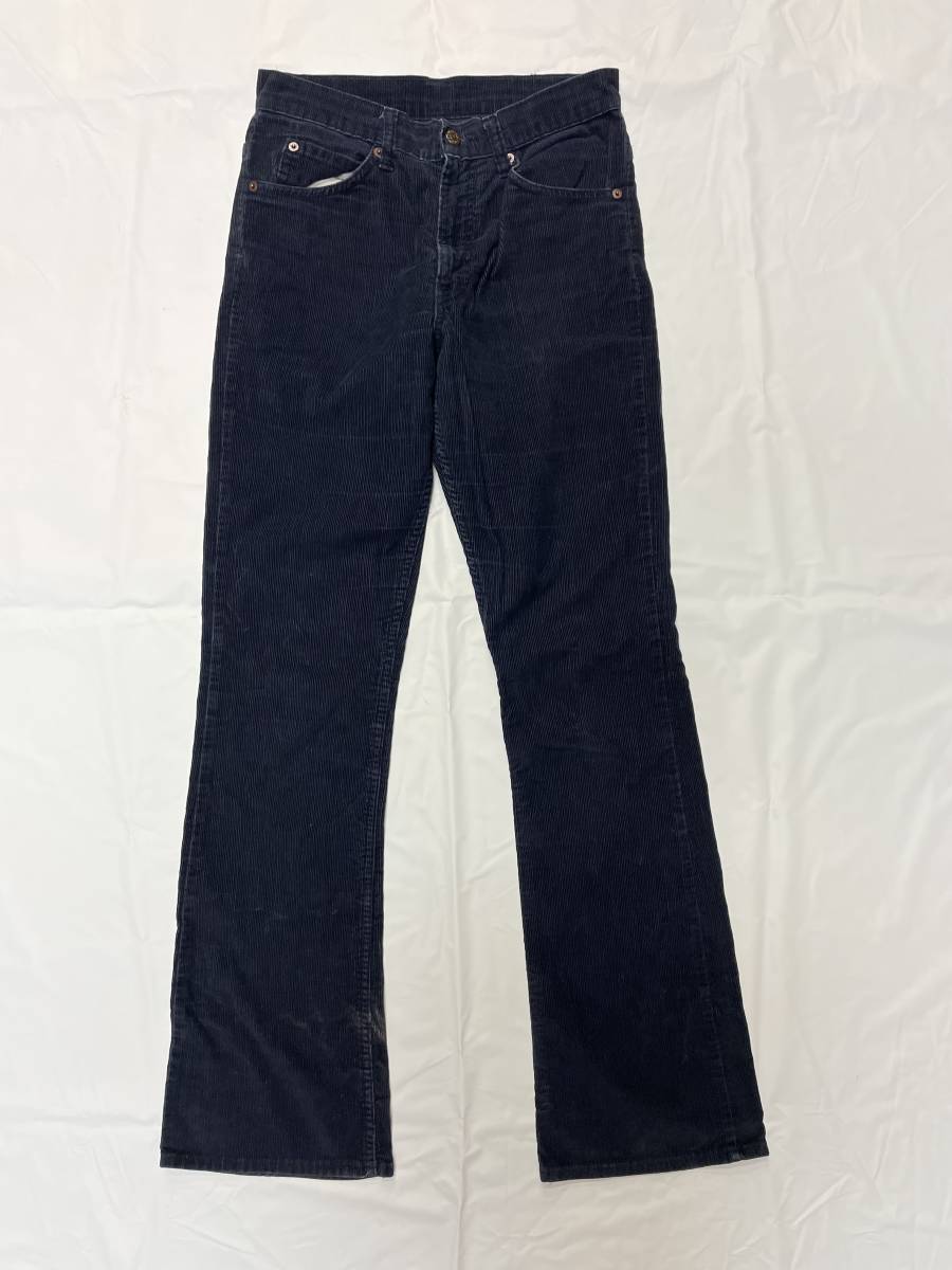 古着 3040 コーデュロイ パンツ ビンテージ 80 70 60 USA vintage リーバイス Levi's ジーンズ 517 ダメージ ヒゲ 紺 NAVY_画像1