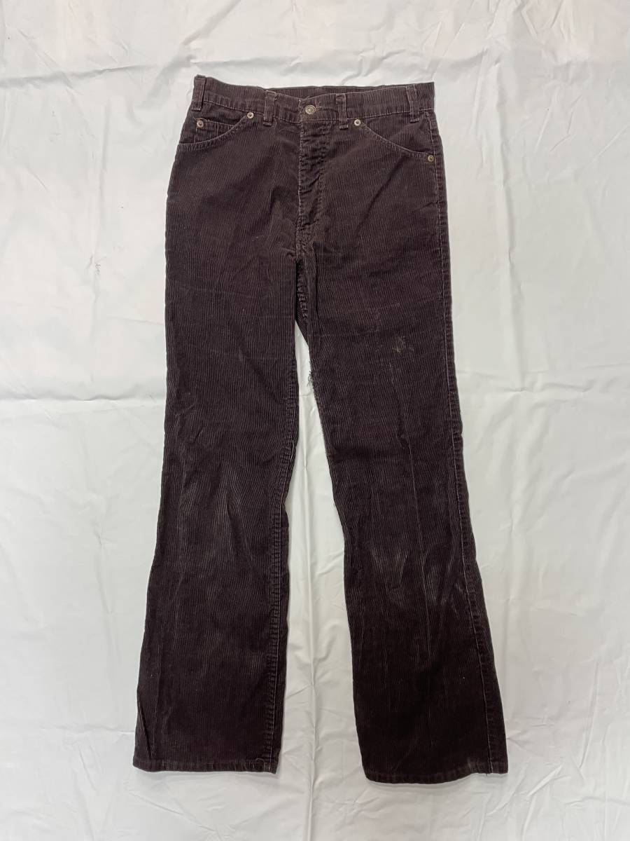 古着 3041 W31 コーデュロイ パンツ ビンテージ 80 70 60 USA vintage リーバイス Levi's ジーンズ MOVIN'ON ダメージ ヒゲ_画像1